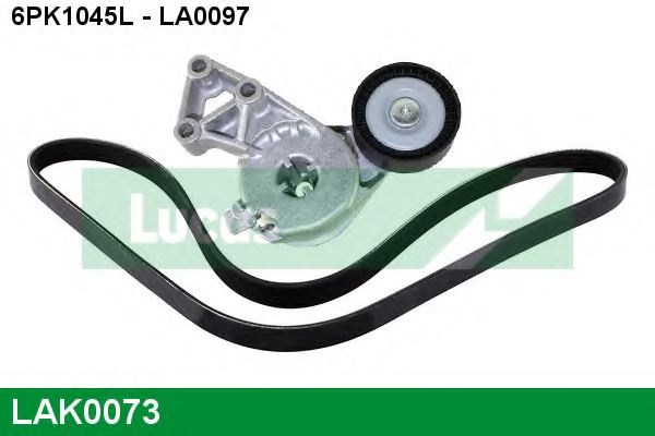 LUCAS ENGINE DRIVE LAK0073 V-Ribbed Belt Set